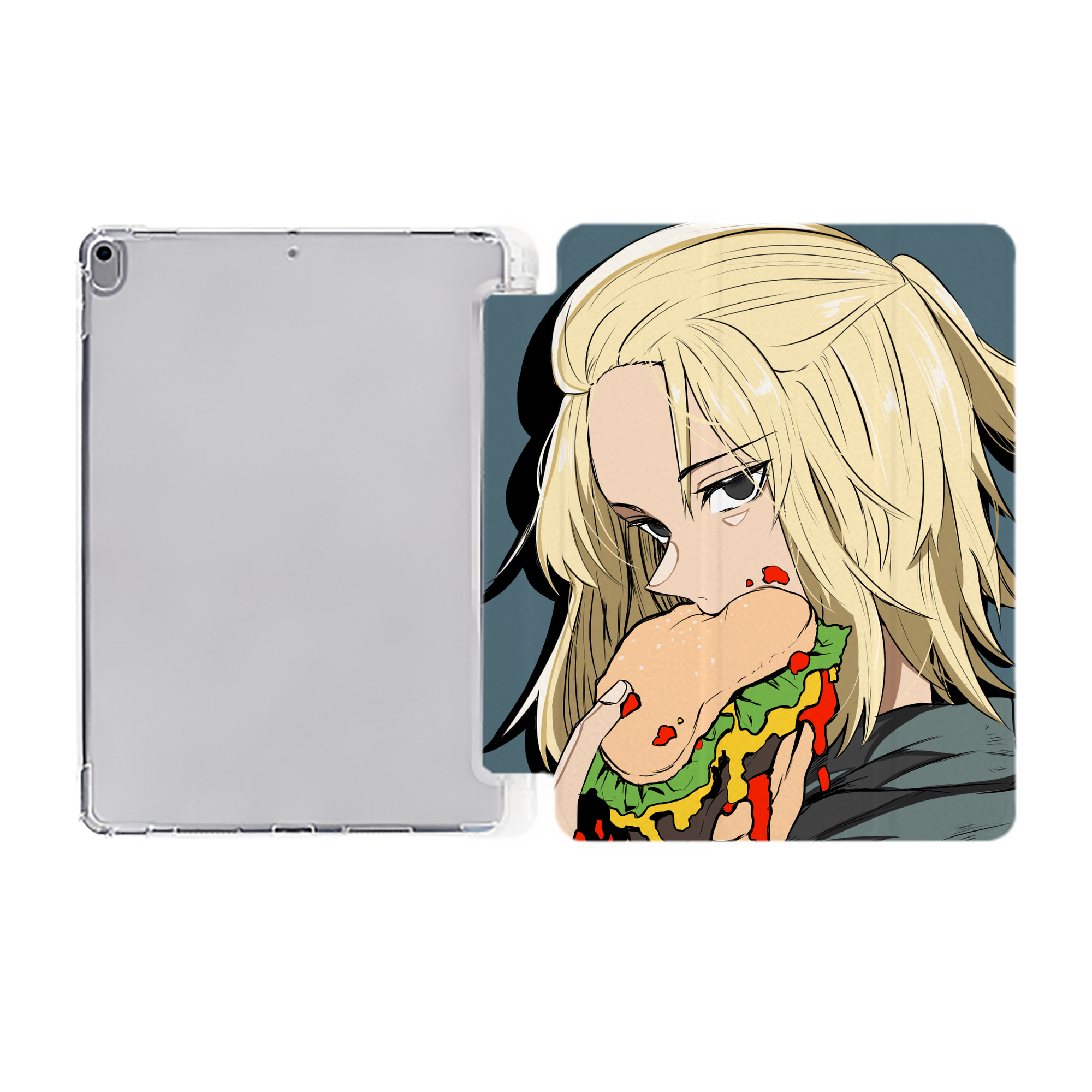 （画像用） 東京リベンジャーズ Tokyo Revengers IPad ケース ペン収納付き 三つ折りスタンド PUレザー×シリコン 対応機種9.5/10.5/10.9インチ